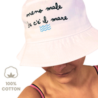 Bucket in cotone - Meno male che c'è il mare