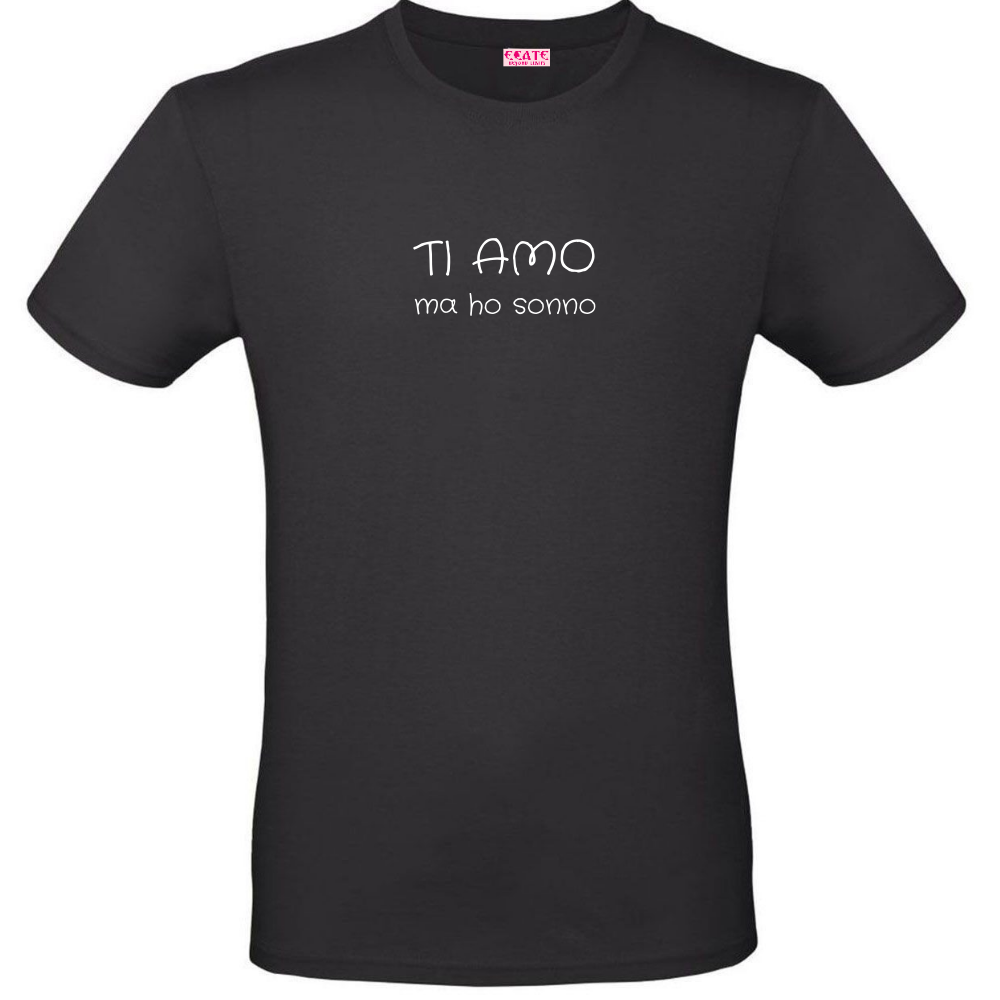 T-Shirt - Al posto del <3 - TI AMO ma ho sonno