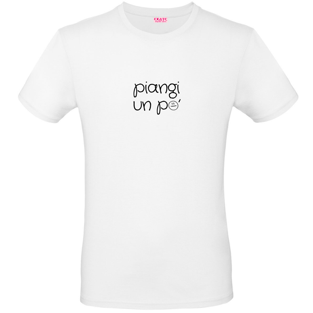 T-Shirt - Al posto del <3 - PIANGI UN PO'
