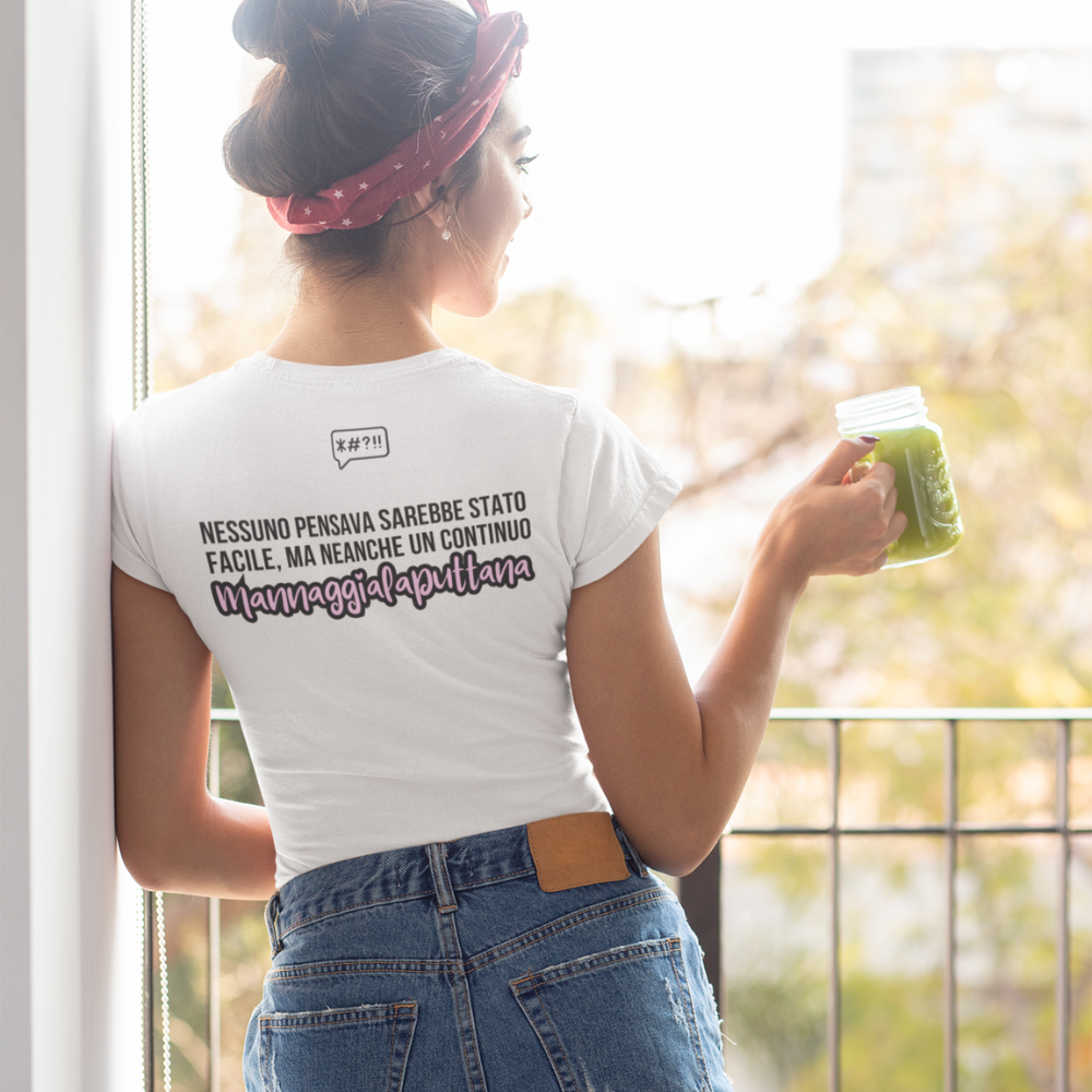 T-Shirt - Scusami le spalle - MANNAGGIALAPU**ANA