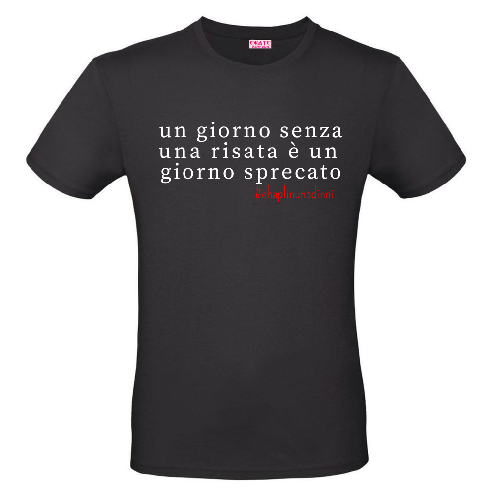 T-Shirt Verba Acida - Chaplin Uno di Noi - Una risata