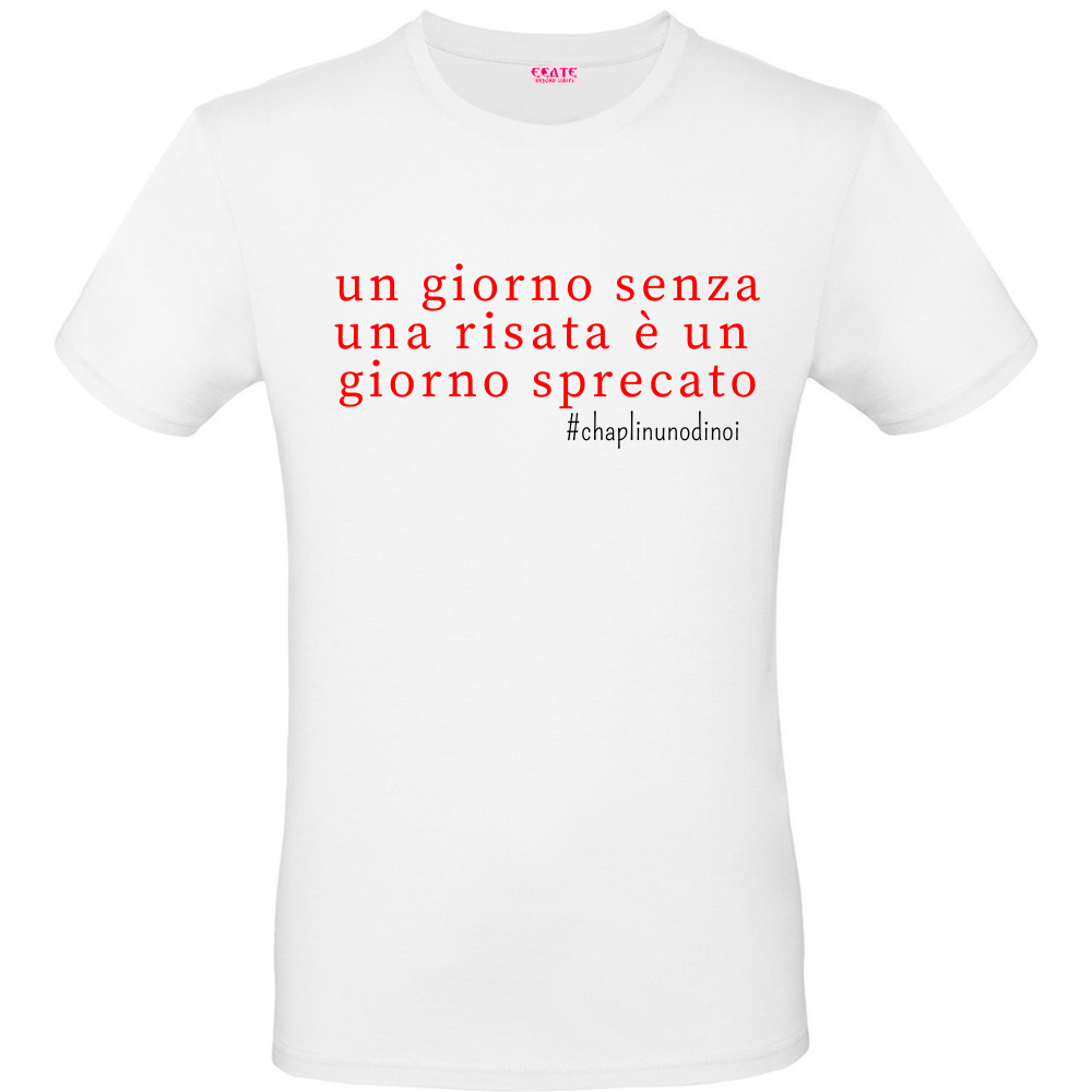 T-Shirt Verba Acida - Chaplin Uno di Noi - Una risata