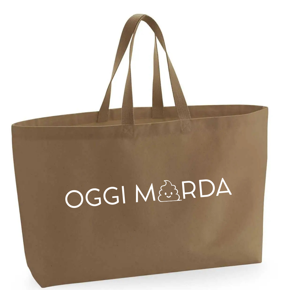 Borsa Oversized cotone 56x41cm - OGGI M*RDA