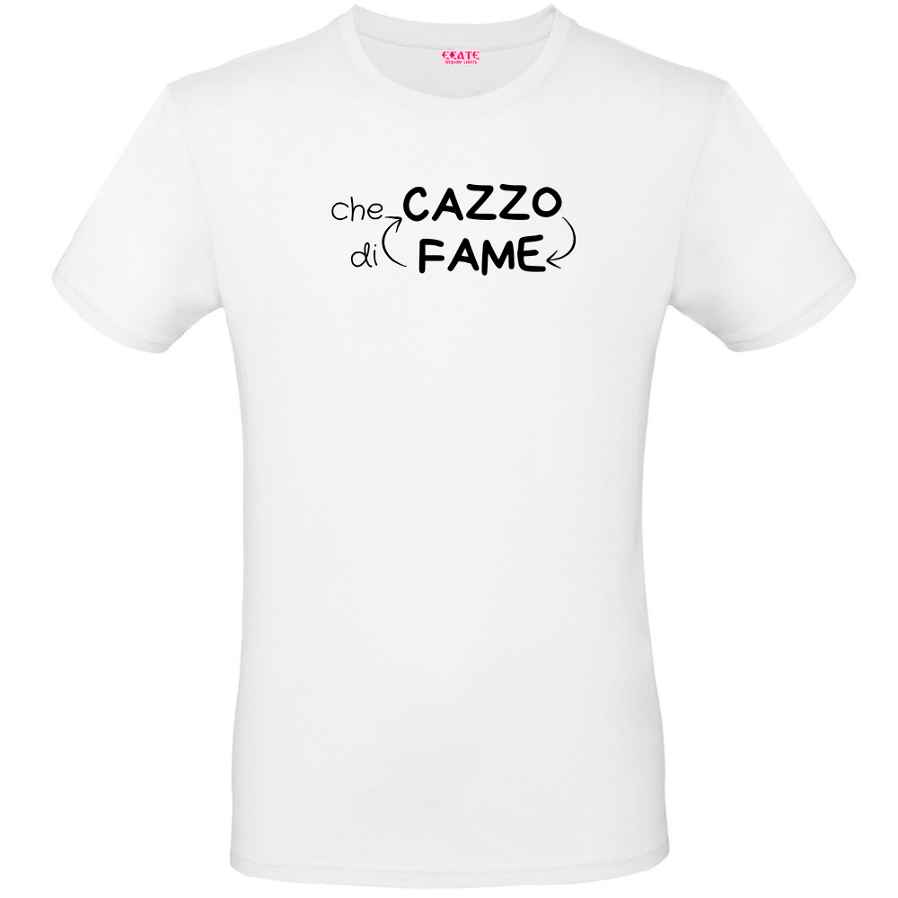 T-Shirt - Al posto del <3 - CHE CA**O DI FAME