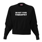 Felpa Crop - NOT YOUR THERAPIST