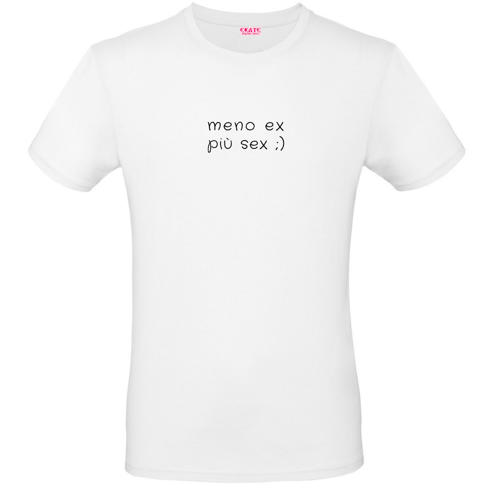 T-Shirt - Al posto del <3 - MENO EX PIU' SEX