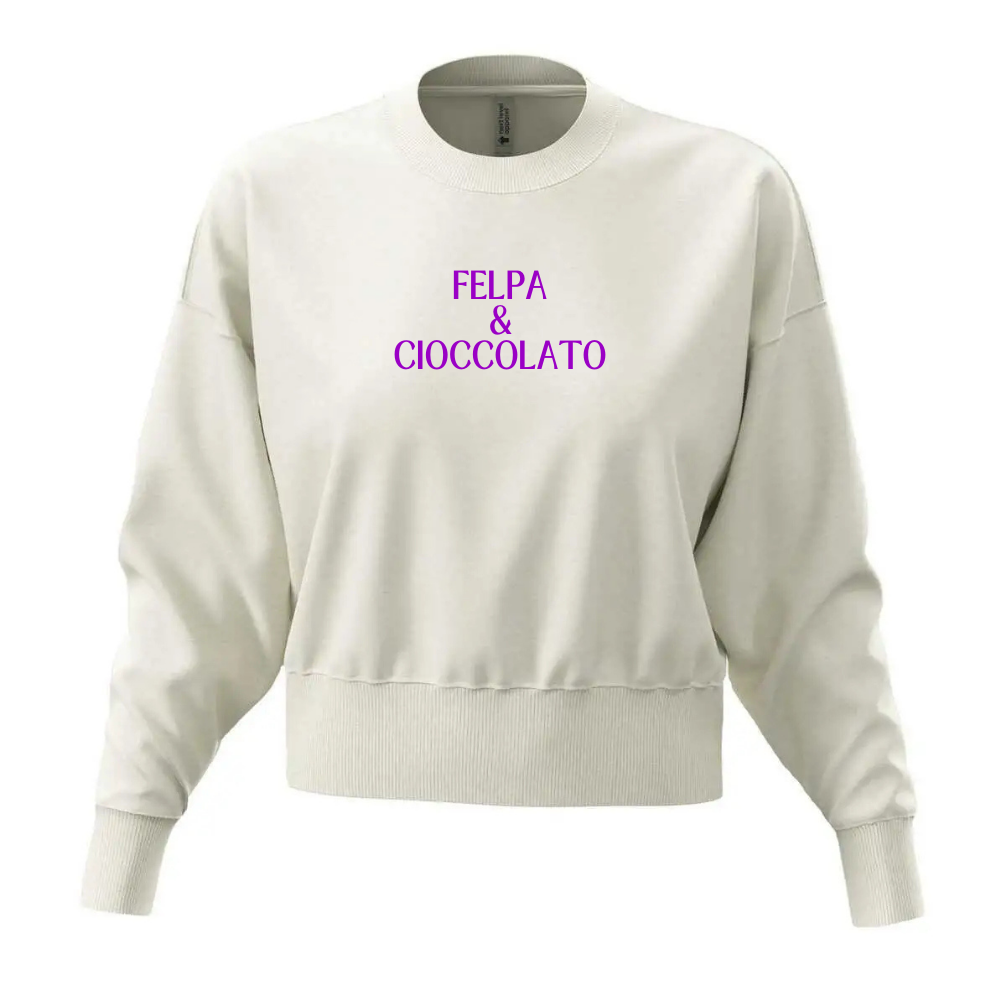 Felpa Crop - FELPA & CIOCCOLATO