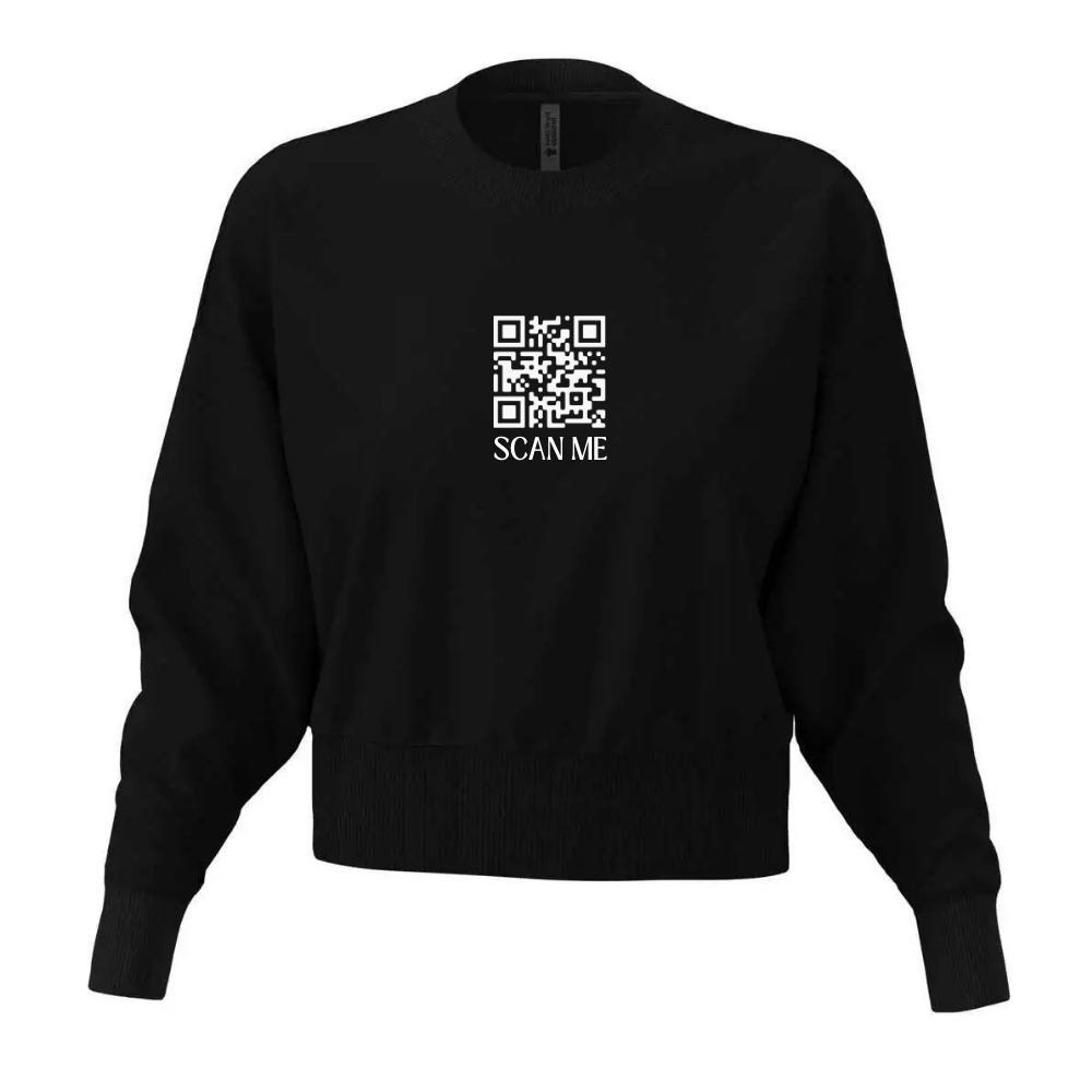 Felpa Crop - QR CODE