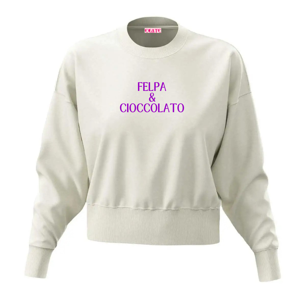 Felpa Crop - FELPA & CIOCCOLATO