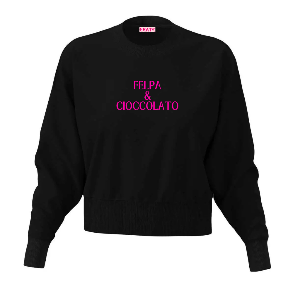 Felpa Crop - FELPA & CIOCCOLATO