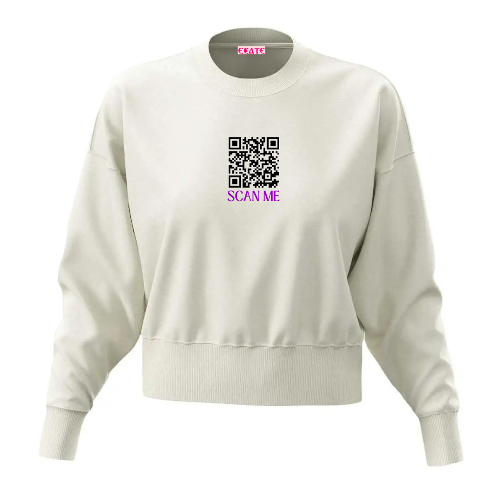 Felpa Crop - QR CODE