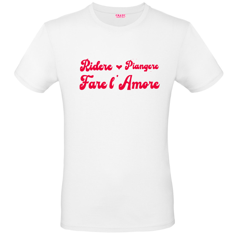 T-Shirt - Ciccio Font - Ridere Piangere Fare l'Amore