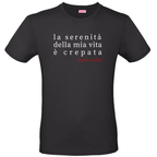 T-Shirt Verba Acida - Pavese Uno di Noi - Serenità crepata