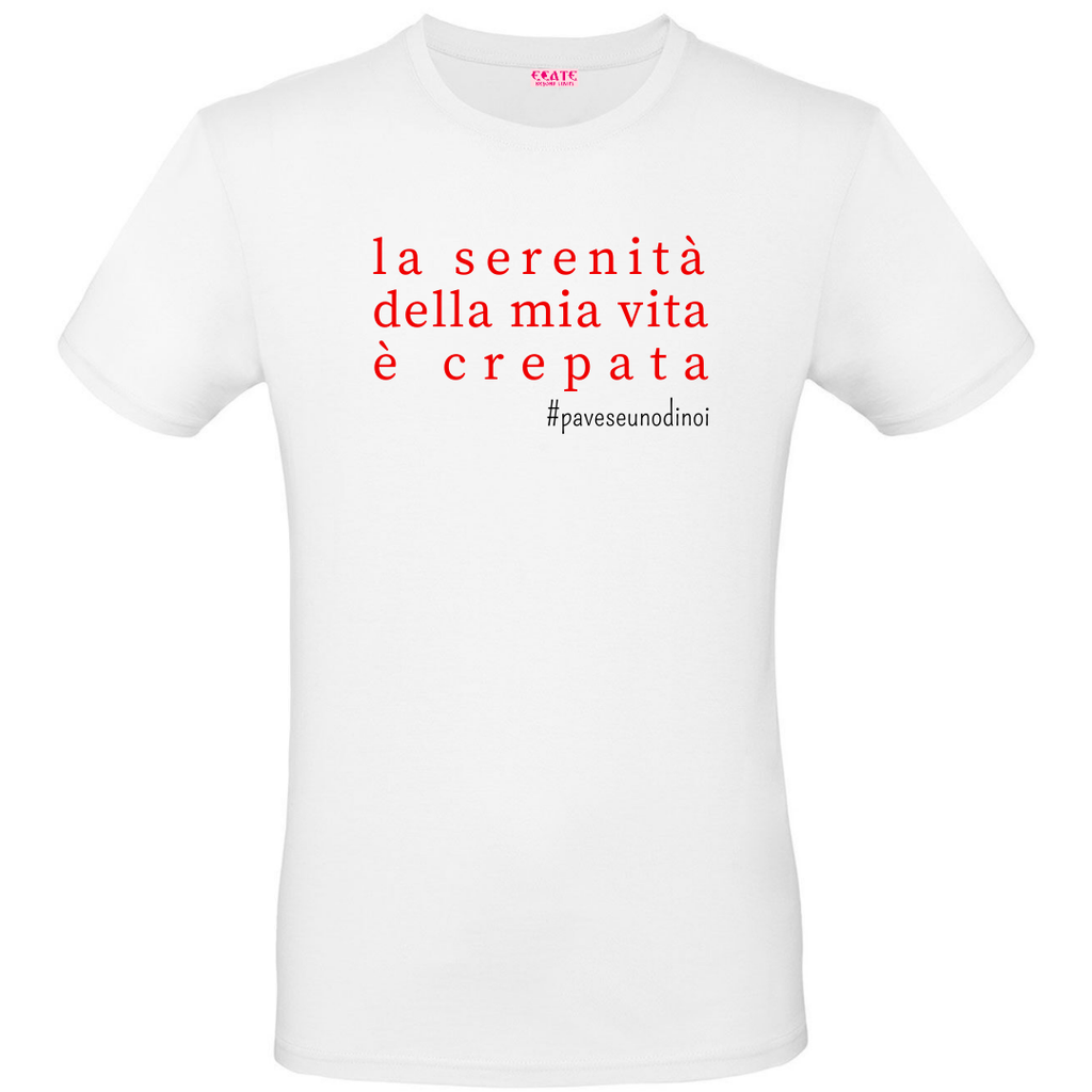 T-Shirt Verba Acida - Pavese Uno di Noi - Serenità crepata