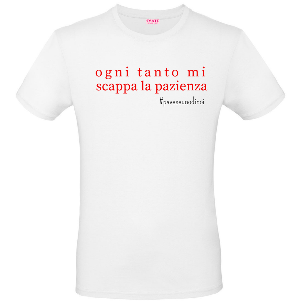 T-Shirt Verba Acida - Pavese Uno di Noi - Mi Scappa la Pazienza
