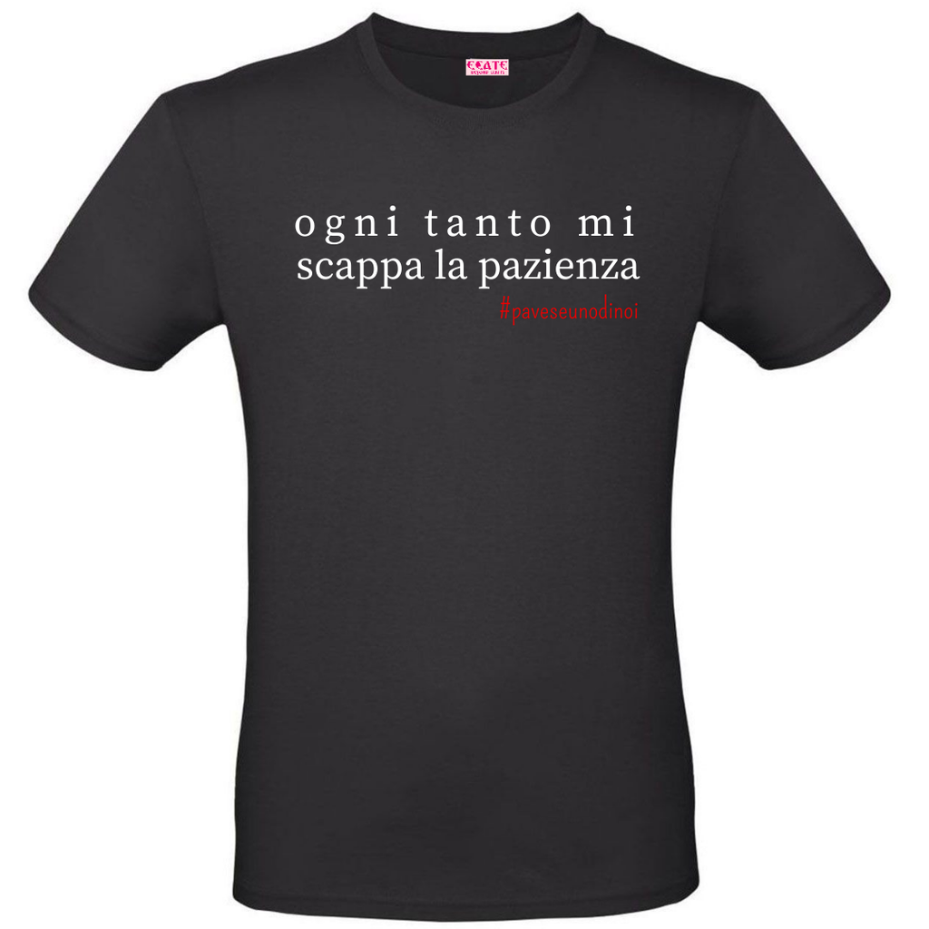 T-Shirt Verba Acida - Pavese Uno di Noi - Mi Scappa la Pazienza