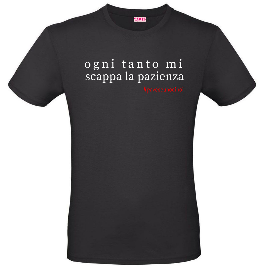 T-Shirt Verba Acida - Pavese Uno di Noi - Mi Scappa la Pazienza