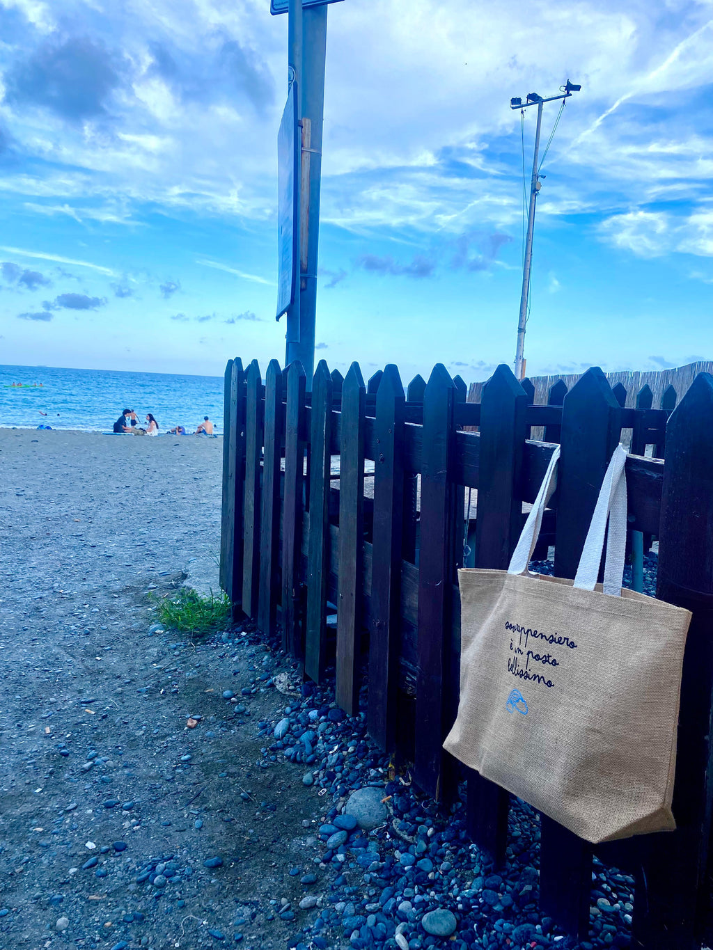 Borsa in Juta - Meno Male che c'è il Mare