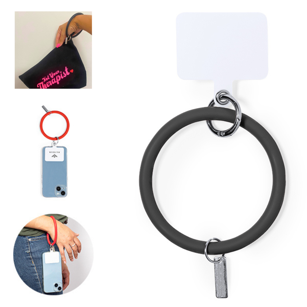 Pochette 100% cotone - Meno male che c'è il mare (34cm x 21cm)