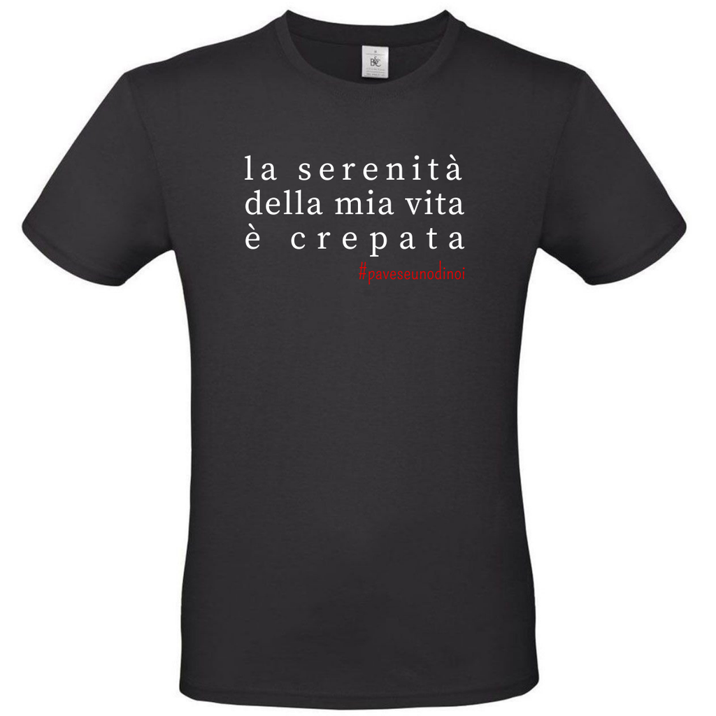 T-Shirt Verba Acida - Pavese Uno di Noi - Serenità crepata