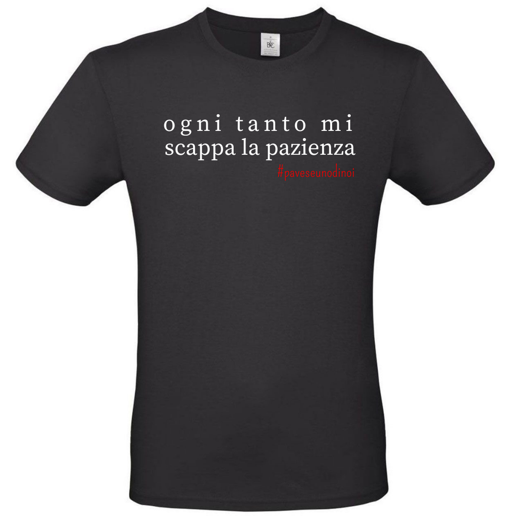 T-Shirt Verba Acida - Pavese Uno di Noi - Mi Scappa la Pazienza
