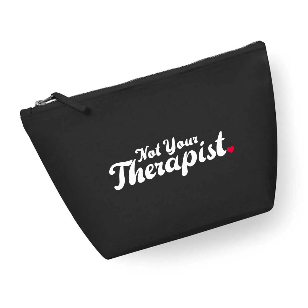 Pochette 100% cotone - Not Your Therapist (34cm x 21cm) (Copia)
