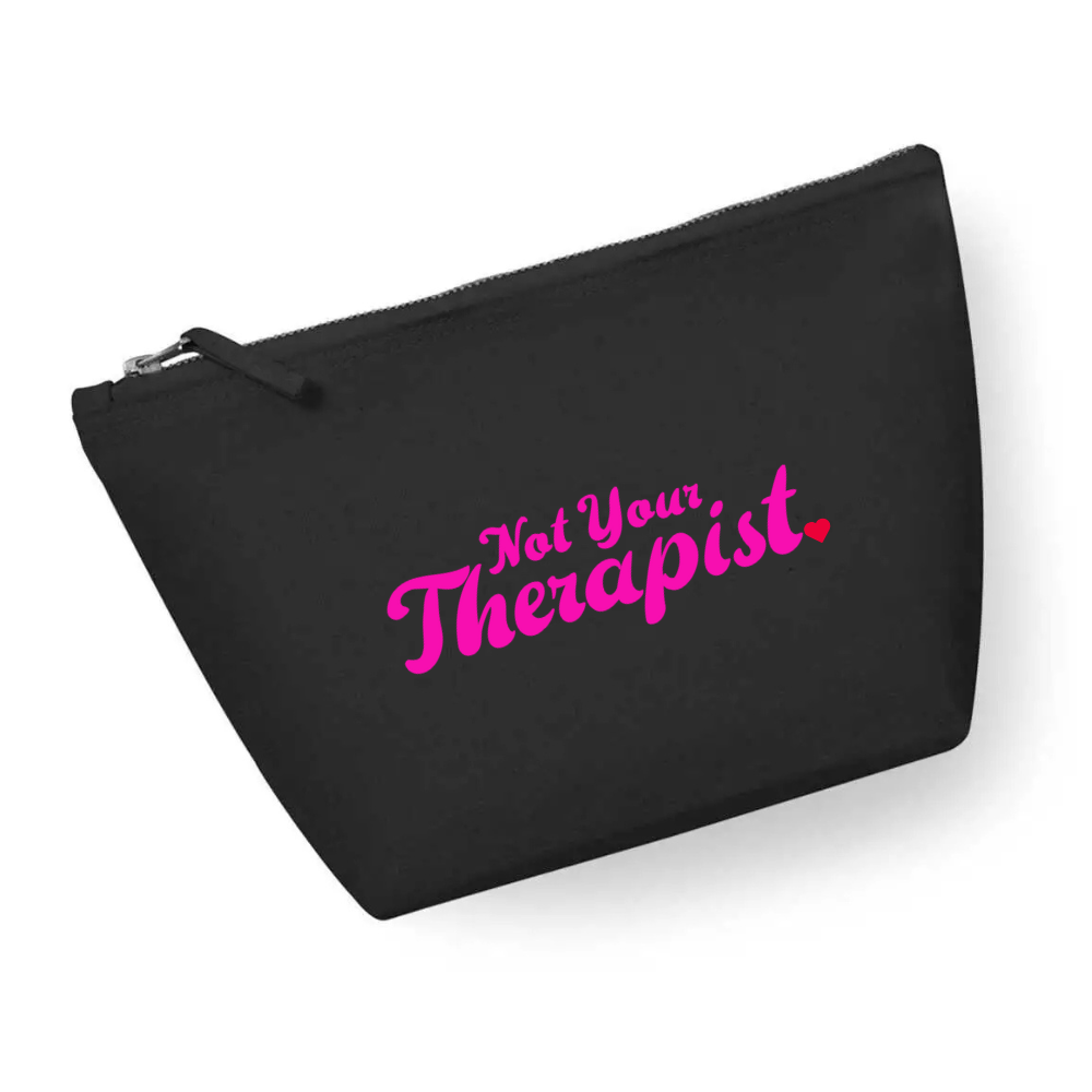 Pochette 100% cotone - Not Your Therapist (34cm x 21cm) (Copia)