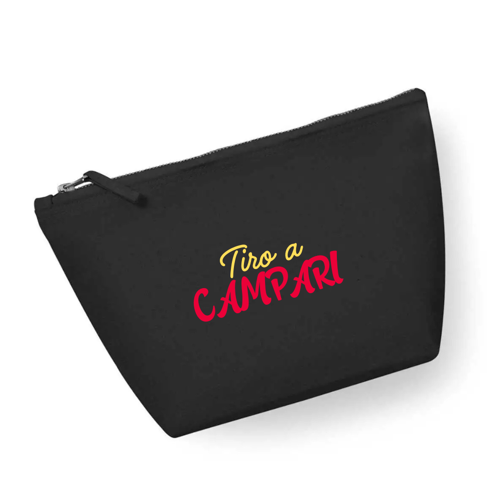 Pochette 100% cotone - Tiro a Campari (34cm x 21cm)