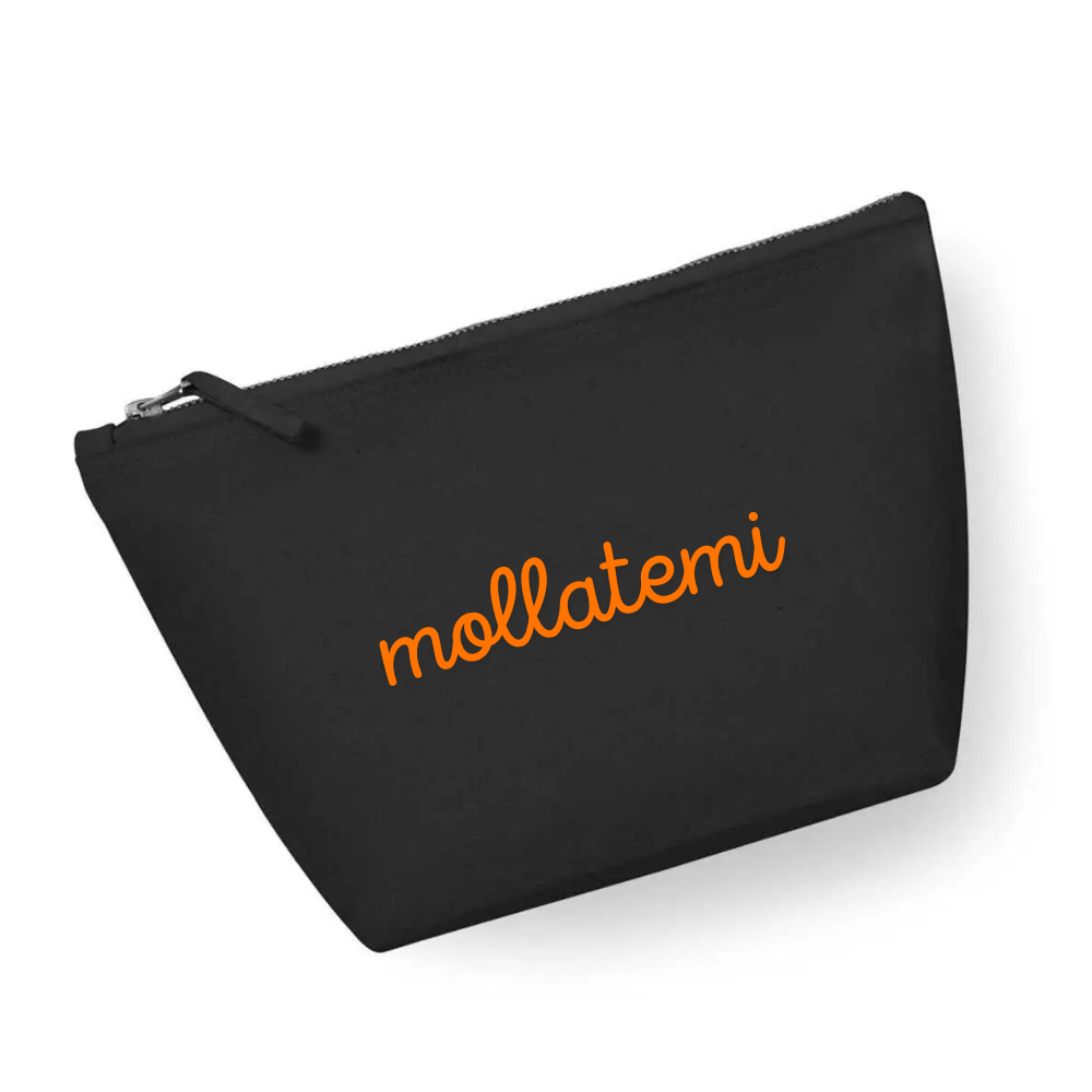 Pochette 100% cotone - Mollatemi (34cm x 21cm)
