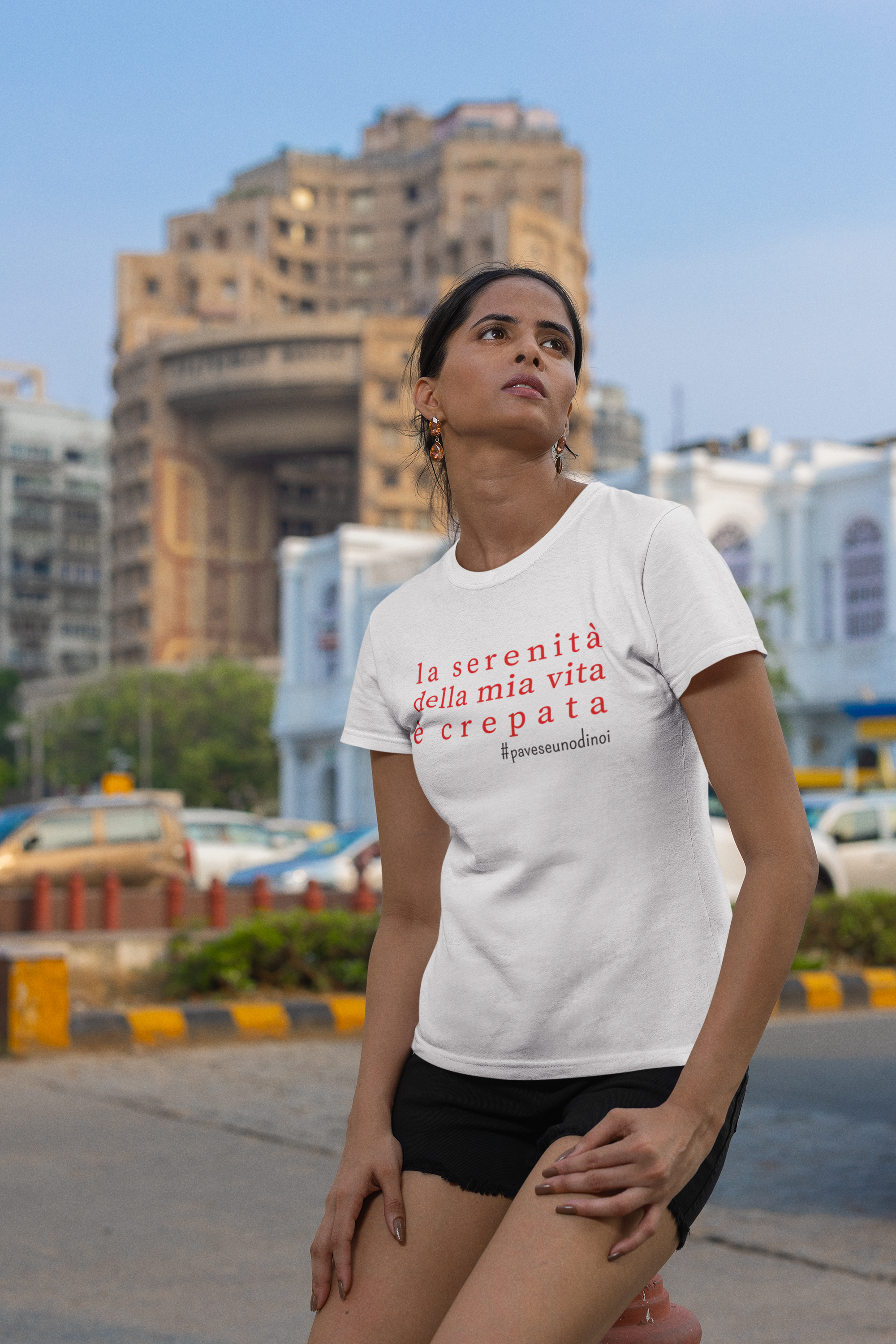 T-Shirt Verba Acida - Pavese Uno di Noi - Serenità crepata