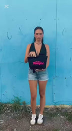 Pochette 100% cotone - ESISTO QUINDI PROCRASTINO