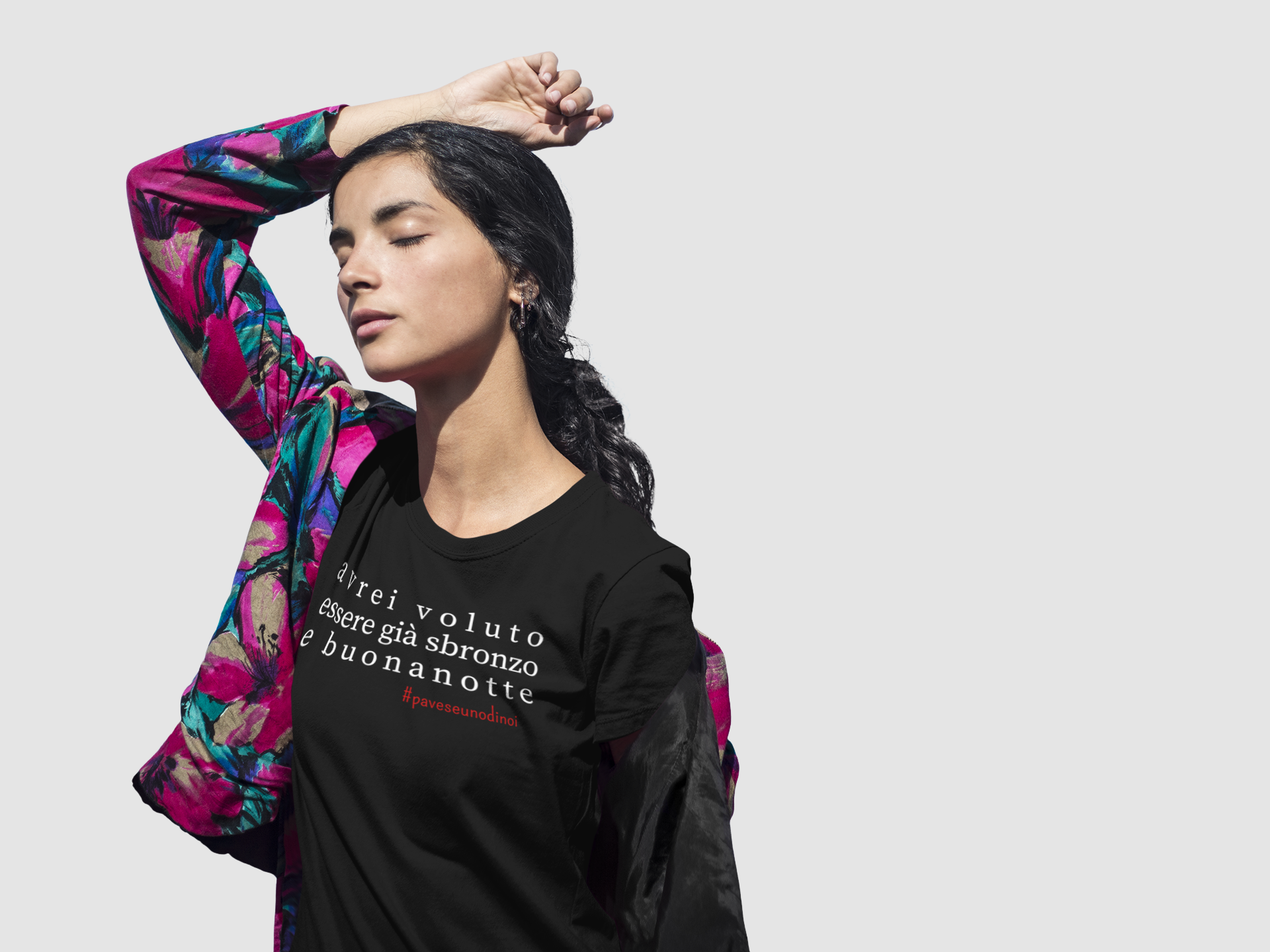 T-Shirt Verba Acida - Pavese Uno di Noi - Sbronzo e Buonanotte